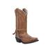 Women's Knot In Time Mid Calf Boot by Dan Post in Tan (Size 8 1/2 M)