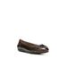 Women's Notorious Flat by LifeStride in Brown Fabric (Size 5 1/2 M)