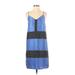 Rag & Bone Casual Dress - Slip dress: Blue Stripes Dresses - Women's Size 2