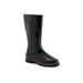 Women's Franki Mid Calf Boot by Trotters in Black (Size 10 M)