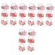 TOYANDONA 24 Pcs Children's Flower Headband Toddler Hair Bands Hair Rubber Bands Pink Flower Hair Accessories Flower Rosy Elastic Hair Accessories Kids Teens Cloth Hair Ties Hair Bands Sweet