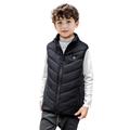 Boys Girls Electric Heating Vest Kids Winter Warm Smart Electric Heated Vest Jacket Outwear [Battery Not Included] Ringmaster Coat Girls (Black, 13-14 Years)