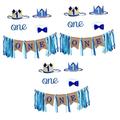 jojofuny 12 Pcs 1 One 1st Birthday Banner 1st Birthday Decorations Boy 1st Birthday 1st Birthday Party Hat First Birthday Banner Boys Suit Cake Decorating Boy Suit Props Baby Boy Wild