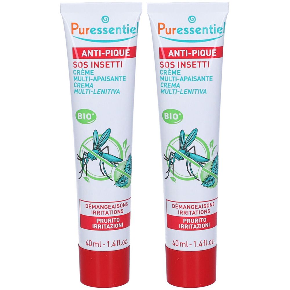 Puressential SOS Insetti Crema Multi-Lenitiva 2x40 ml