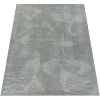 Teppich PACO HOME "Haarlem 941", grau, B:80cm H:17mm L:150cm, Polyester, Teppiche, Kurzflor, Uni Farben, Hoch-Tief Effekt, geometrisch, weich & kuschelig Image