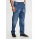 5-Pocket-Jeans BLEND "BLEND Thunder Relaxed fit - NOOS" Gr. 44, Länge 34, blau (denim dark blue) Herren Jeans 5-Pocket-Jeans