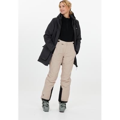 Skihose WHISTLER "Drizzle", Damen, Gr. 44, EURO-Größen, grau, 100% Polyester, unifarben, sportlich, Hosen, mit wasserabweisender Membran