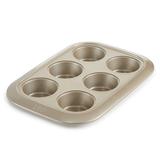 BergHOFF Balance Non-stick Carbon Steel 6-cup Cupcake Pan 2.5" Carbon Steel in Black/Gray | 1.25 H x 7.75 W x 11.5 D in | Wayfair 3950547