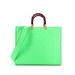 Fendi Leather Tote Bag: Green Bags