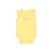 Baby Gap Short Sleeve Onesie: Yellow Bottoms - Size 0-3 Month