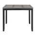 Latitude Run® Loman Counter Height Extendable Dining Table Wood in Black/Brown/Gray | 37 H in | Wayfair 5EEBC9EB867440F98F826F510BB5B94F