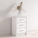 Ebern Designs Shidler Nightstand Wood in White | 21.3 H x 15.2 W x 11 D in | Wayfair 95512665709B403B8544372A1A695BD4