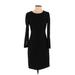 Karl Lagerfeld Paris Casual Dress: Black Dresses - Women's Size 2