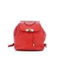 Chanel Leather Backpack: Red Accessories