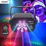 RGB Mini Led DJ discoteca proiettore di luce Laser USB LED UV Sound Party luce da discoteca per