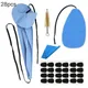 28 / 36pcs Saxophone Clarinet Cleaning Tools Kit with Mouthpiece Cushions Inner Chamber Cleaning