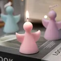 Simplicity Angel Silicone Candle Molds DIY Handmade Aromatherapy Candle Making Supplies Gypsum Resin