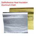 Car Heat Protection Film Fireproof Heat Insulation Mat Self-adhesive Aluminum Foil Glass Fiber High