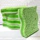 10/5/2Pcs Double-Sided Sponge Cleaner Kitchen Dishwashing Cloth Three-layer Composite Wood Pulp