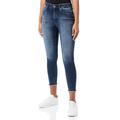 ONLY Damen ONLBLUSH MID SK ANK RAW REA409 NOOS Stretch-Jeanshose, Blue Black Denim, XXXL/32