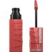 Maybelline Super Stay Vinyl Ink Longwear No-Budge Liquid Lipcolor Makeup - Intense Shine and Long-Lasting Peachy Nude Lipstick