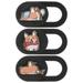 BESTONZON 3Pcs Practical Dust-Proof Webcam Lens Protective Caps Camera Covers Caps Hoods