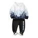 OLLUISNEO Toddler Baby Boys Clothes Long Sleeve Pullover Hoodie Top + Long Pants Set Baby Boys Fall Winter Outfit Set 2-3 Years