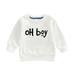 Sweatshirts for Teen Girls Letter Long Sleeve Outfit Toddler Shirt