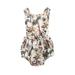 Girl Outfits Tree Animals Backless Summer Onesie Crawling Features Casual and Comfortable Outfits for Girls