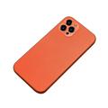 Elepower Rugged Case for iPhone 15 6.1 2023 Release Nylon Skin & PC Shell Back & Soft TPU Bumper Screen & Lens Protection Anti-scratch Shockproof Simple Design Ultra-thin Case Orange