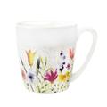 Aquarelle Acorn Floral Fine China Coffee / Tea Mug