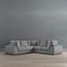 Declan Modular Collection - Left-Facing Sofa, Left-Facing Sofa in Lush Steam - Frontgate