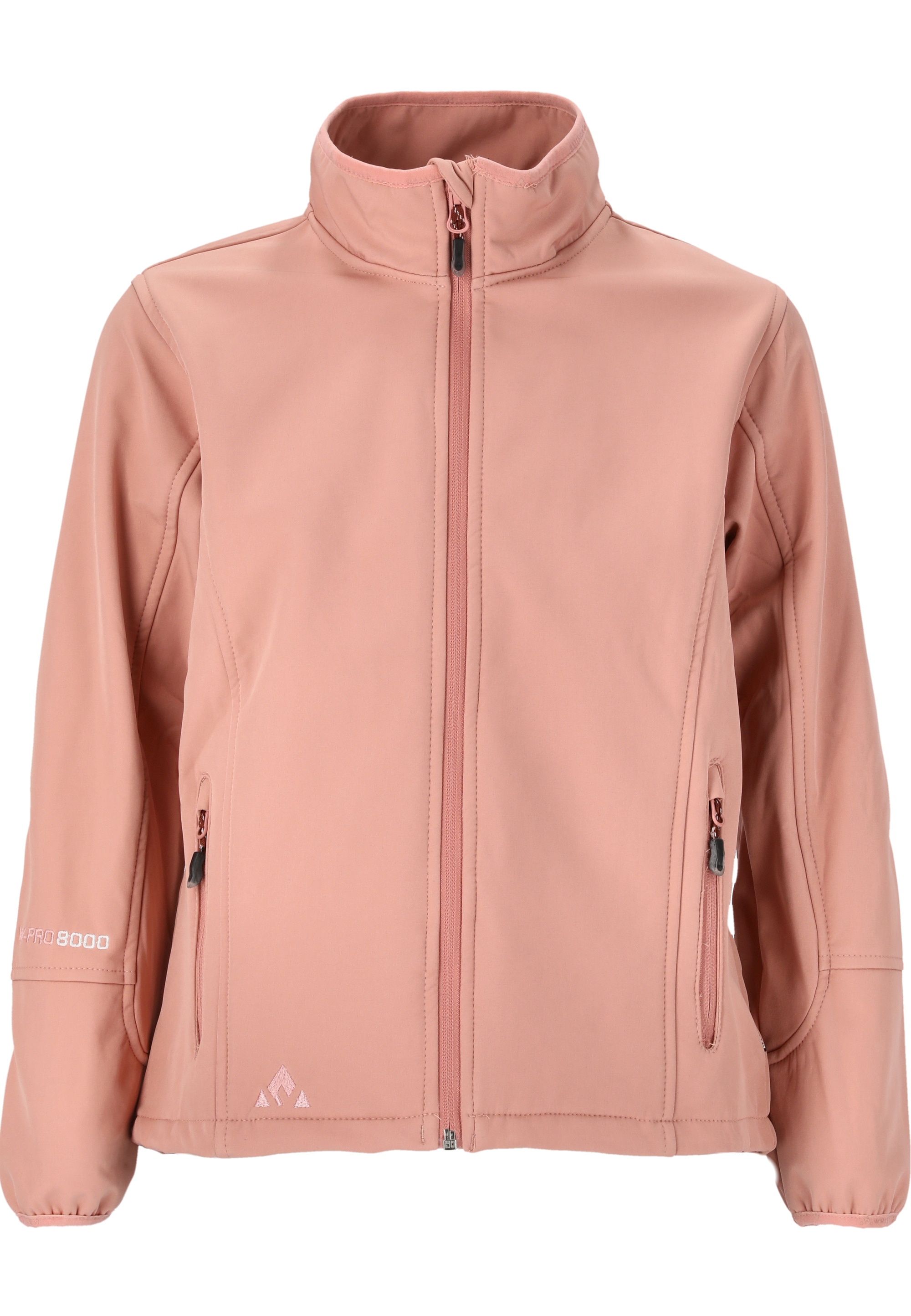 Softshelljacke WHISTLER "Covina junior", Kinder, Gr. 164, rosa, 94% Polyester, 6% Elasthan, unifarben, normal, ohne Ausschnitt, Jacken, mit 8.000 mm Wassersäule Image