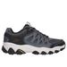 Skechers Men's After Burn M.Fit 2.0 Sneaker | Size 8.0 | Charcoal | Leather/Synthetic/Textile