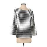 J.Crew Factory Store Pullover Sweater: White Tops - Women's Size Small