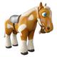 La Granja De Zenon Farm Toys Caballo Percheron Stuffed PVC Animal Plush Horse Toys 10" Interactive Musical Doll Gift for Toddlers