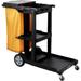 VEVOR 39" H x 20" W Utility Cart w/ Wheels in Black | 39 H x 20 W x 35 D in | Wayfair QSSCQJXTCDLJDZLOVV0