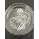 "Limited edition etched lead crystal plate by Michael Yates \"of Angelica\"."