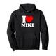 Ich liebe niki Vornamen Pullover Hoodie