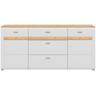 Sideboard INOSIGN, grau (ashgra, eiche), B:185cm H:86cm T:43cm, Sideboards