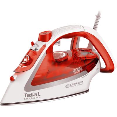 TEFAL Dampfbügeleisen "Tefal FV5738 Easygliss Plus", orange (orangerot, weiß, silber), B:13,5cm H:15cm T:30cm, Bügeleisen Image