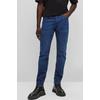 Regular-fit-Jeans BOSS ORANGE "Taber BC P", Herren, Gr. 32, Länge 34, blau (navy), Denim/Jeans, Obermaterial: 94% Baumwolle, 5% Polyester, 1% Elasthan, unifarben, casual, regular fit knöchellang, Jeans, mit Leder-Badge