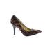 Rampage Heels: Brown Leopard Print Shoes - Women's Size 7