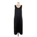H&M Casual Dress - Midi Scoop Neck Sleeveless: Black Print Dresses - Women's Size Medium