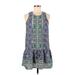 Lovers + Friends Casual Dress: Blue Dresses - Women's Size X-Small