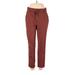 Active by Old Navy Track Pants - High Rise: Burgundy Activewear - Women's Size Medium