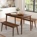 George Oliver Jovantae Rectangle 44.88" L x 26.77" W Restaurant Dining Set Wood in Brown | 29.45 H x 26.77 W x 44.88 D in | Wayfair