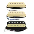 FLEOR Set di pickup HSS Alnico 5 vintage Single Coil e pickup Humbucker Parti per chitarra SSH, colore crema + zebrato