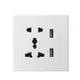 Universal Wall Power Socket with DC 5V 2.1A USB Charger Dual USB Adapter Socket 220V UK 13A Standard