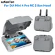 For DJI Mini 4 Pro RC 2 Remote Controller Sun Hood Sunshade Screen Protector Protective Shell Cover